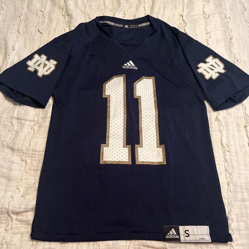 Adidas Notes Dame Football Jersey Adult Size Small